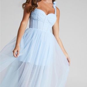 SIZE 4 Blue Corset Dress